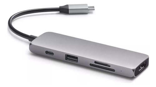 Hub Usb-c Satechi Pro 5 Portas Pd 60w Space Gray