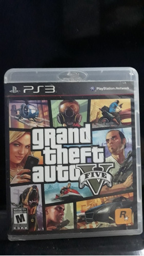 Grand Theft Auto Five - Gta5 Mídia Física Para Playstation 3