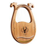 Harpa Citara Lira De Davi 16c Ac Luthieria Prosperar Maple