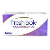 Freshlook Colorblends Lentes Color + Liquido 60ml + Estuche Color Azul Safiro - True Sapphire