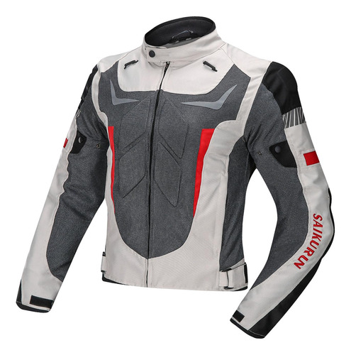 Chaqueta De Moto Impermeable Con Almohadilla De Armadura