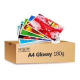 1.000 Folhas Papel Glossy Fotográfico Prova D´água 180g A4