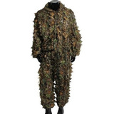 Hunting Clothing Set, Coat And Trousers With Leaves In 3