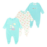 Pijamas Bebé Niño Set X 3 Estampadas Enterizo