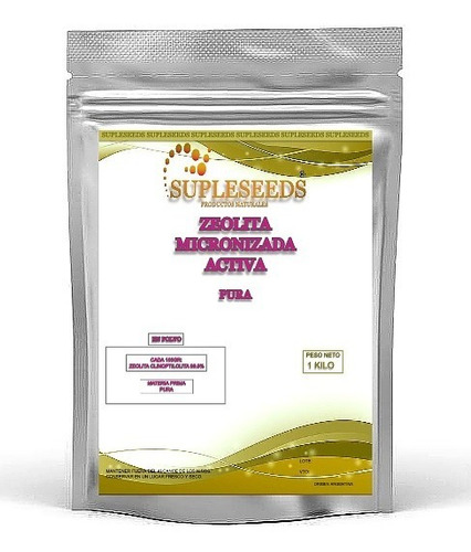 Zeolita Clinoptilolita Micronizada Activa X Kilo Supleseeds