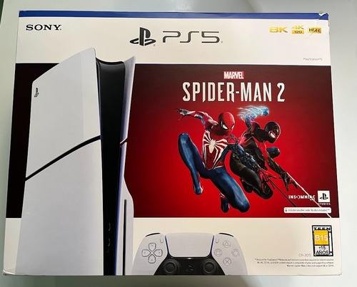 Playstation 5 Slim Disco 1tb Marvels Spider Man 2 Sellado