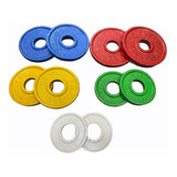 Kit Set 15kg Discos Fraccionados Fraccionales Olimpicos