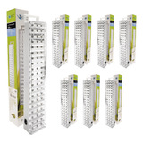 Pack 8 Luces Luz De Emergencia 60 Leds Slt 15hrs Autonomo