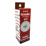 3 Pelotas Nittaku Premium 40mm - Ping Pong Tenis Mesa