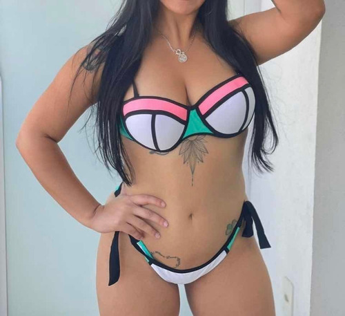 Bikini Brasileño Bicolor Dos Modelos