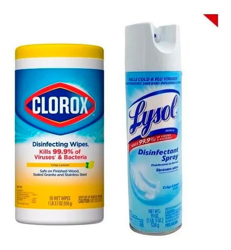 Pañitos Clorox+lysol Americano