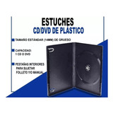 Estuche Caja De Dvd / Cd Negra Nueva Ancha 14mm Calidad X 10