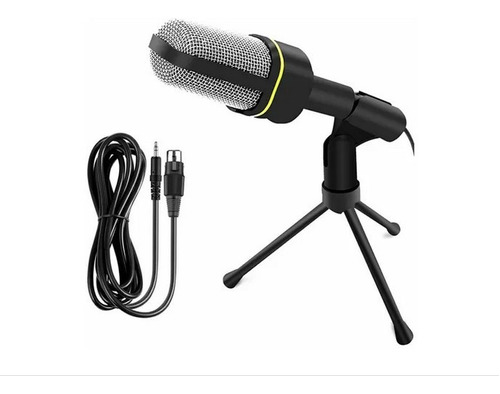 Microfono Condensador Pc Telefono Soporte Tripode W01