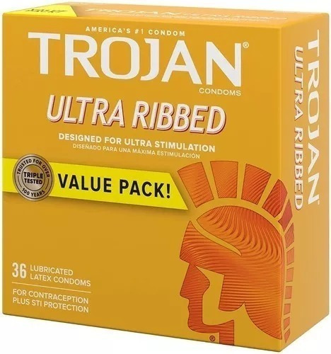 Condones Trojan Preservativos Ultra Estimulacion 36u 