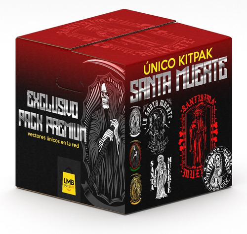 Kitpak Santa Muerte Vectores Para Estampado O Diseño Único