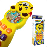 Telefone De Brinquedo Infantil Musical Luz Som Crianças Bebê