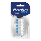 Palillos Interdentales Fluordent Sticks X40 + Estuche