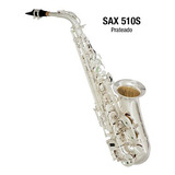 Sax Alto Mib - Eagle Sax 510s (prata)