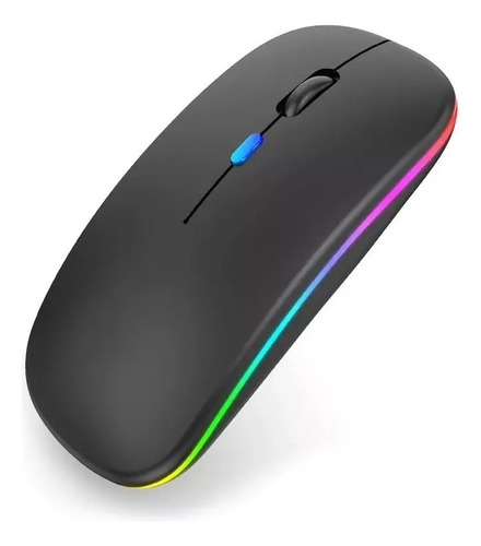 Mouse Inalambrico Recargable 2.4g Portatil Wireless Luz Led