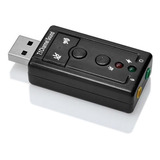 Adaptador De Tarjeta De Sonido Virtual Usb De 7.1 