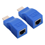 Adaptador Extensor Hdmi De 1 Par Rj45 Amplificación