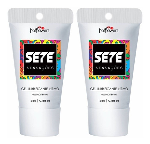 Kit 2 Gel Anestésico Lubrificante Anal  Sete Sensações