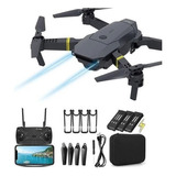 O Drone E58 Inclui Uma Câmera E Três Baterias
