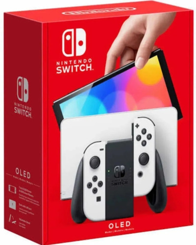 Nintendo Switch Oled + 2 Juegos Fisicos + Vidrio + Estuche