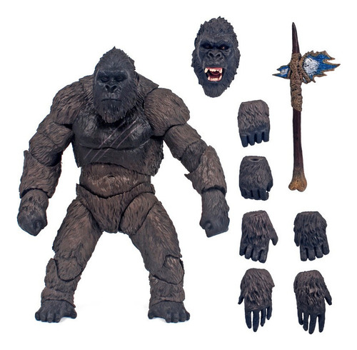 King Kong Godzilla Contra. Juguetes Modelo King Kong Movable