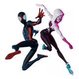 Miles + Gwen Spider-man Figuras Acción (2pcs)
