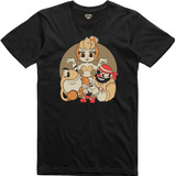 Playera T-shirt Cuphead Bosses