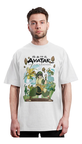 Avatar - Aang - Libro Tierra - Toph Beifong - Anime - Polera