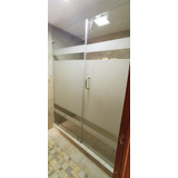 Cancel De Baño Vidrio Templado De 10mm, Modelo Abatible 2m