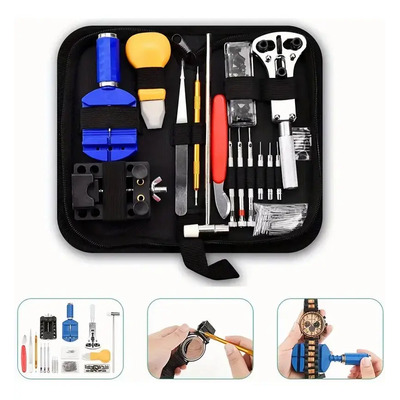 Kit Herramientas Relojero Reparació Ajuste De Correa 147 Pzs | MercadoLibre