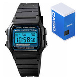 Reloj Casio Retro Vintage F105 Resistente Al Agua Iluminator