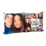 Almofada 40x40 Personalizada Com Fotos Frente Verso Presente