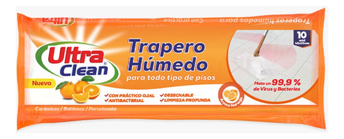 Trapero Húmedo - Ultra Clean - Aroma Naranja