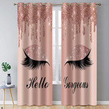 Bsppti Hello Gorgeous Unicorn - Cortinas Con Estampado De Pe