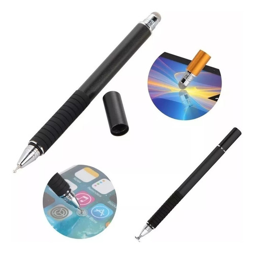 Caneta Stylus Universal Tablet Celular iPhone Android Preto