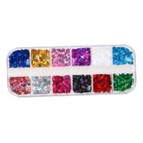 .. Lentejuelas De Uñas Profesionales Flakes Nails Art Decals