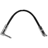 Cable Interpedal Plug Mono 6,5 Codo Metalico De 20 Cm