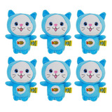 Peluches Mayoreo 6 Pzas Gatito Fish Azul Ch Ranizzima