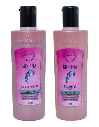 Kit Shampoo + Acondicionador De Biotina Copacabana