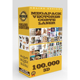 Mega Pack Premium 100.000 Vectores Para Cortes Láser 2d 3d