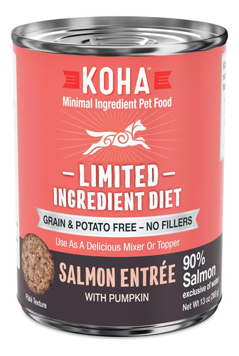 Limited Ingredient Diet Salmon Entrée For Dogs - Dog Food To