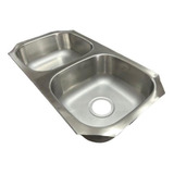 Tarja Doble Submontar Cm Cos-780 Ac Inox Cal 24 78 X 42 Cm 