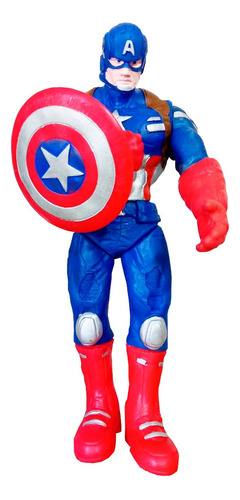 Capitan America Avengers Juguete Figura Muñeco Articulado