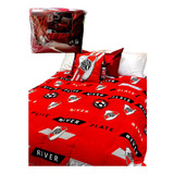 Acolchado Reversible River Plate Tamaño Queen 2 1/2 Plazas +