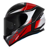 Capacete Moto Axxis Segment Crox B5 Vermelho/preto Brilhante