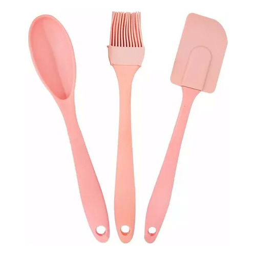 Set Utensilios Silicona X3 Repostería Pastelería Serbazares 